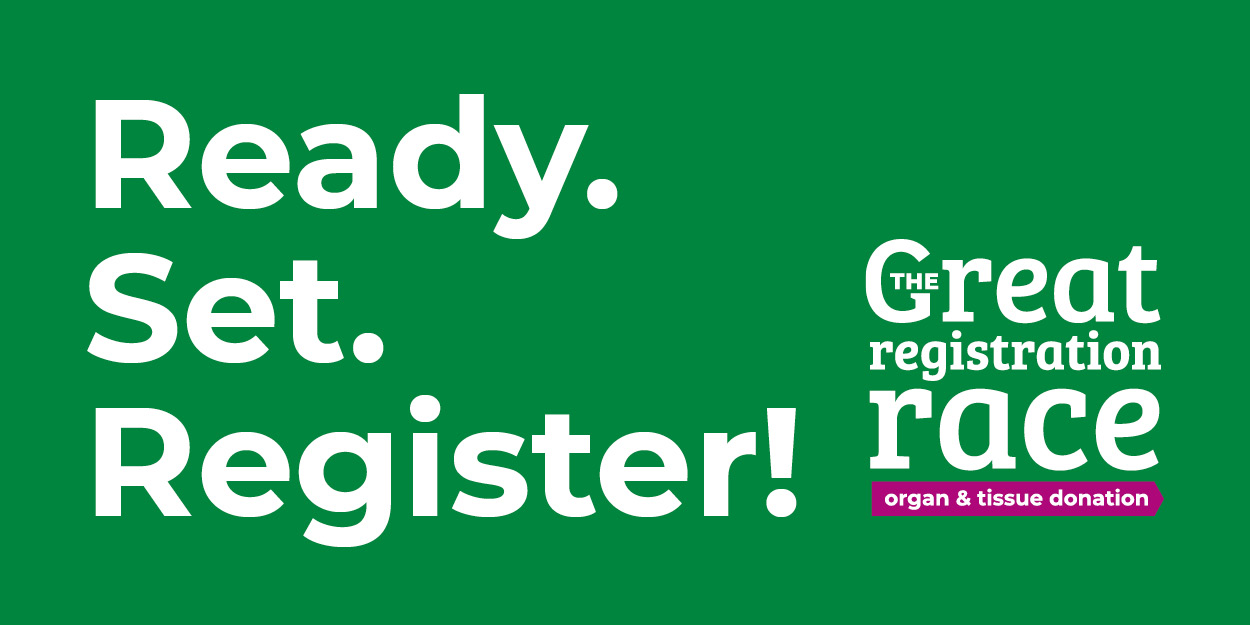 Get involved in the Great Registration Race for DonateLife Week