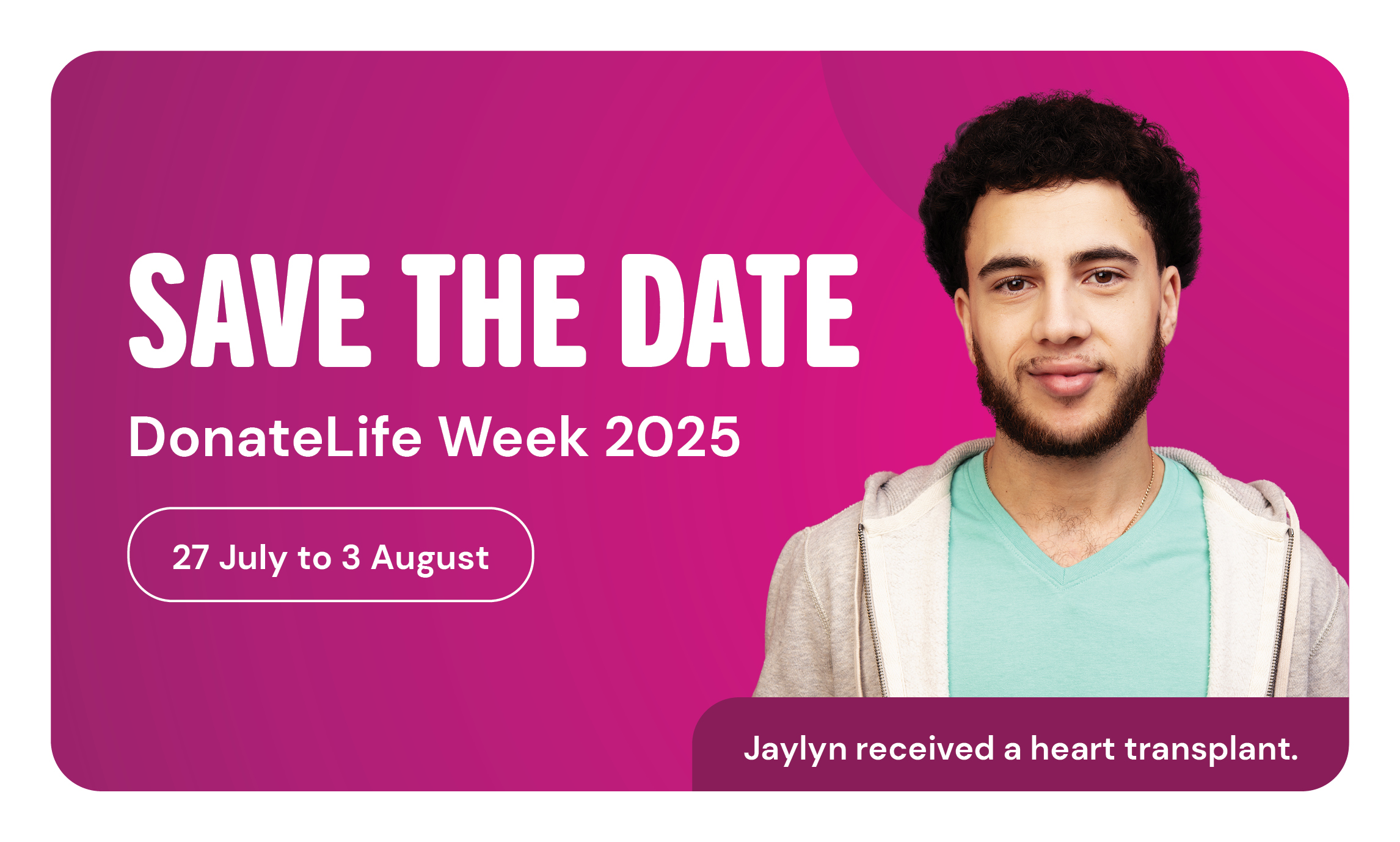 Save the date for DonateLife Week 2025
