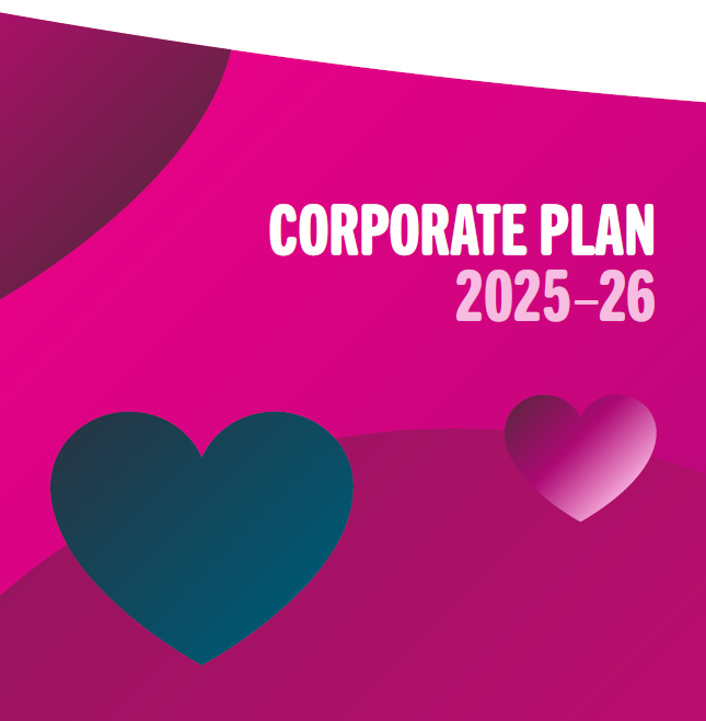 Corporate Plan 2025-26 cover