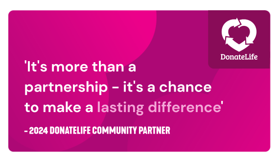 How DonateLife community partners make life-changing impact 
