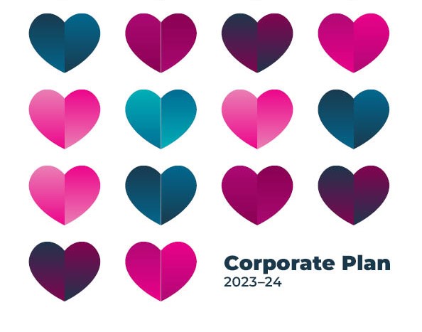 Corporate Plan 2023-24 website tile