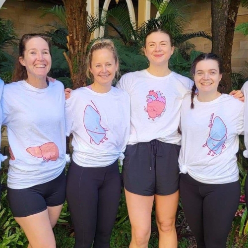 QLD Amazing Race team photo - DonateLife Week