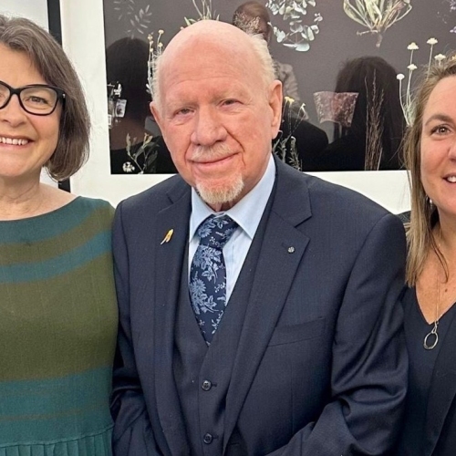 New advisory board chair website news article image - photo of Assistant Minister Ged Kearney, OTA past board chair Mal Washer and OTA CEO Lucinda Barry
