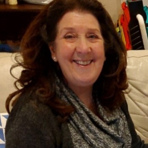 Carol Condon smiling at camera