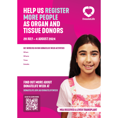 DonateLife Week event template