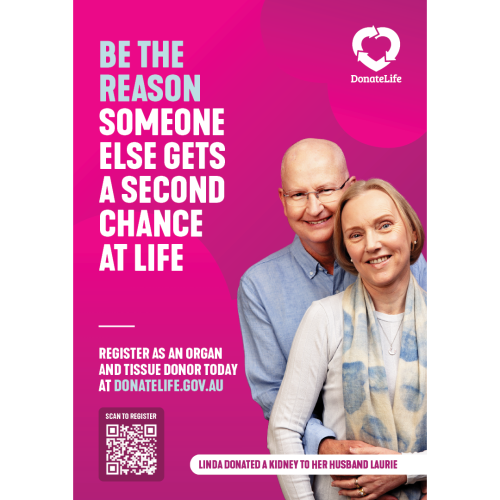 DonateLife Week poster website Living