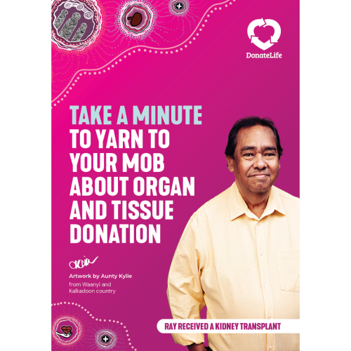 DonateLife Week poster website Ray