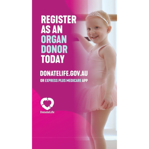 DonateLife Week vertical video - Amy