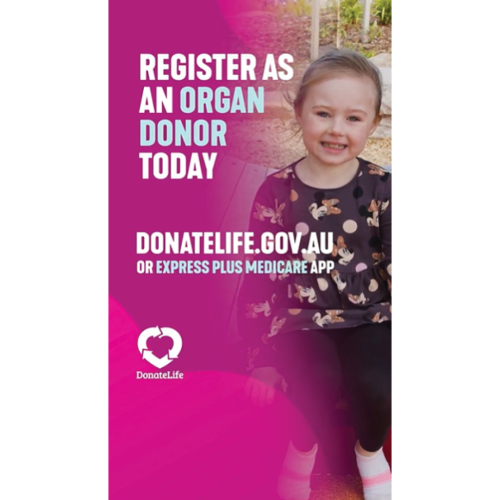 DonateLife Week vertical video - Layla